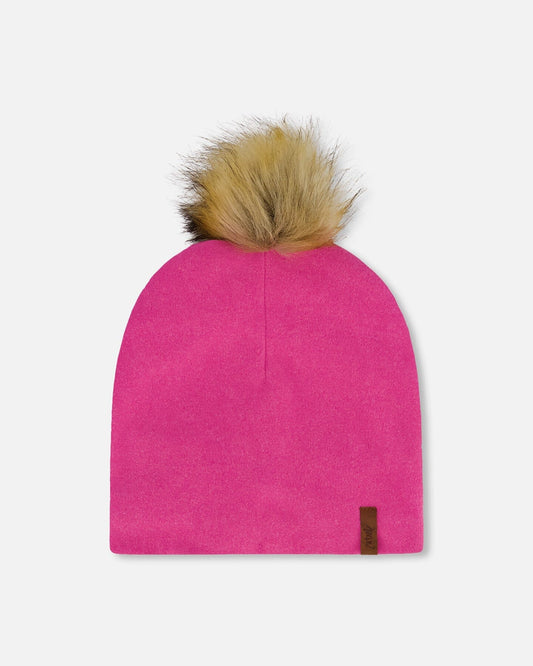 Mid-Season Jersey Pompom Hat Candy Pink