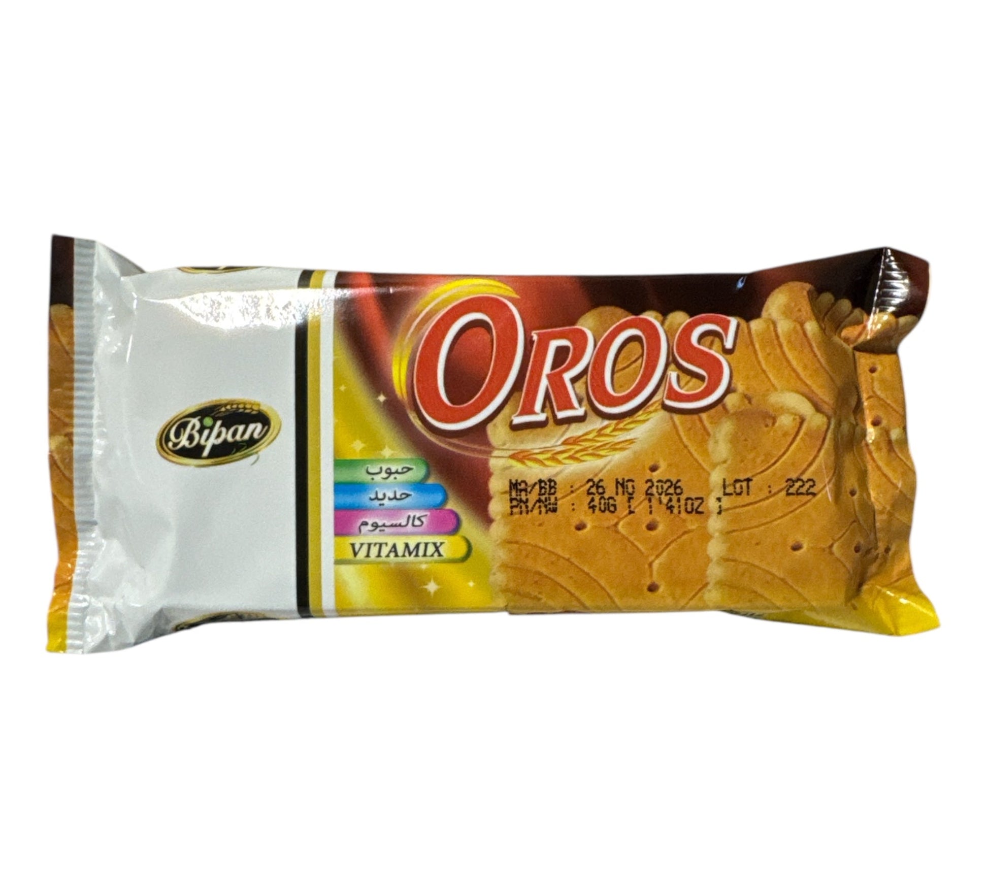 Oros brand packaging with visible branding and product details on a white background