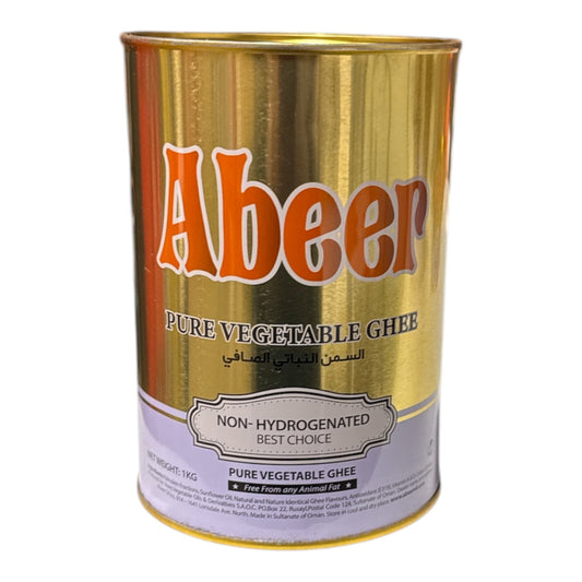 Abeer Pure Vegetable Ghee – 1KG (Non-Hydrogenated)