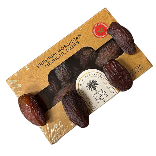 It’s A Date Moroccan Medjoul (Mejhoul) Dates Large - Nature’s Sweet Delight 1lb