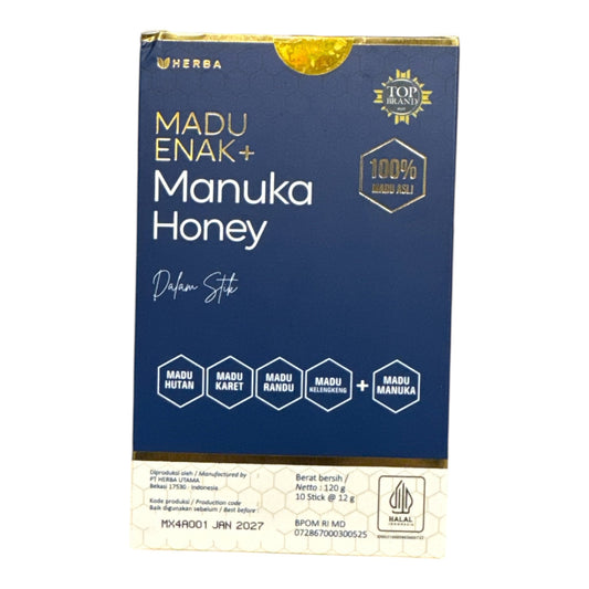 Madu Enak + Manuka Honey – Premium Honey Sticks (10 x 12g)