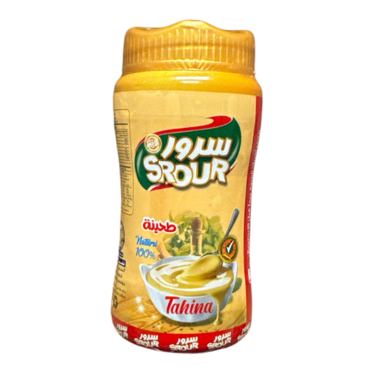 Srour Tahina 100% Natural Sesame Paste – 350g - Authentic from Zaytuna Mart Canada