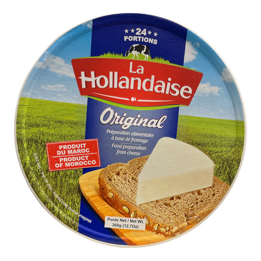 La Hollandaise Halal Original Spread Cheese 24P 360g FOODS Zaytunamart.ca