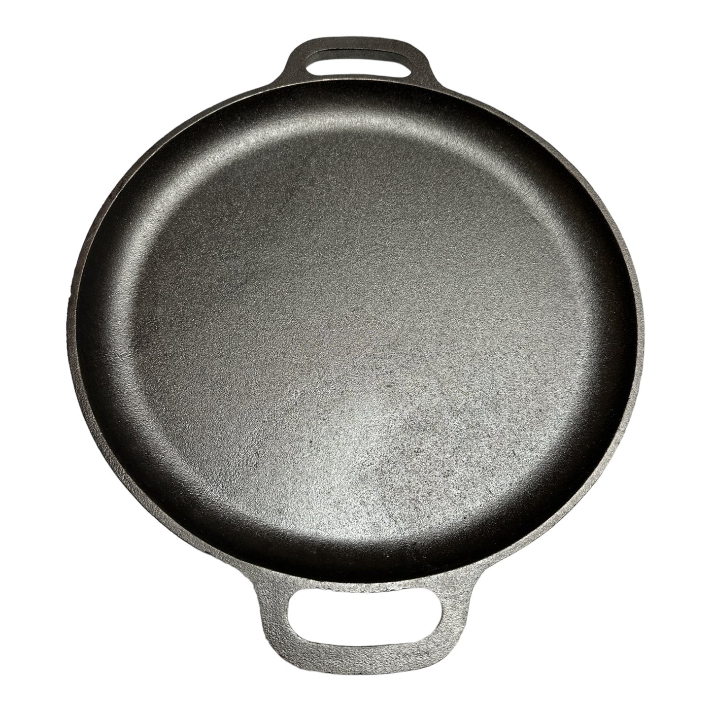 Pre-seasoned Cast Iron Flat Griddle Pan for Algerian KESRA/Matlooa 35 cm