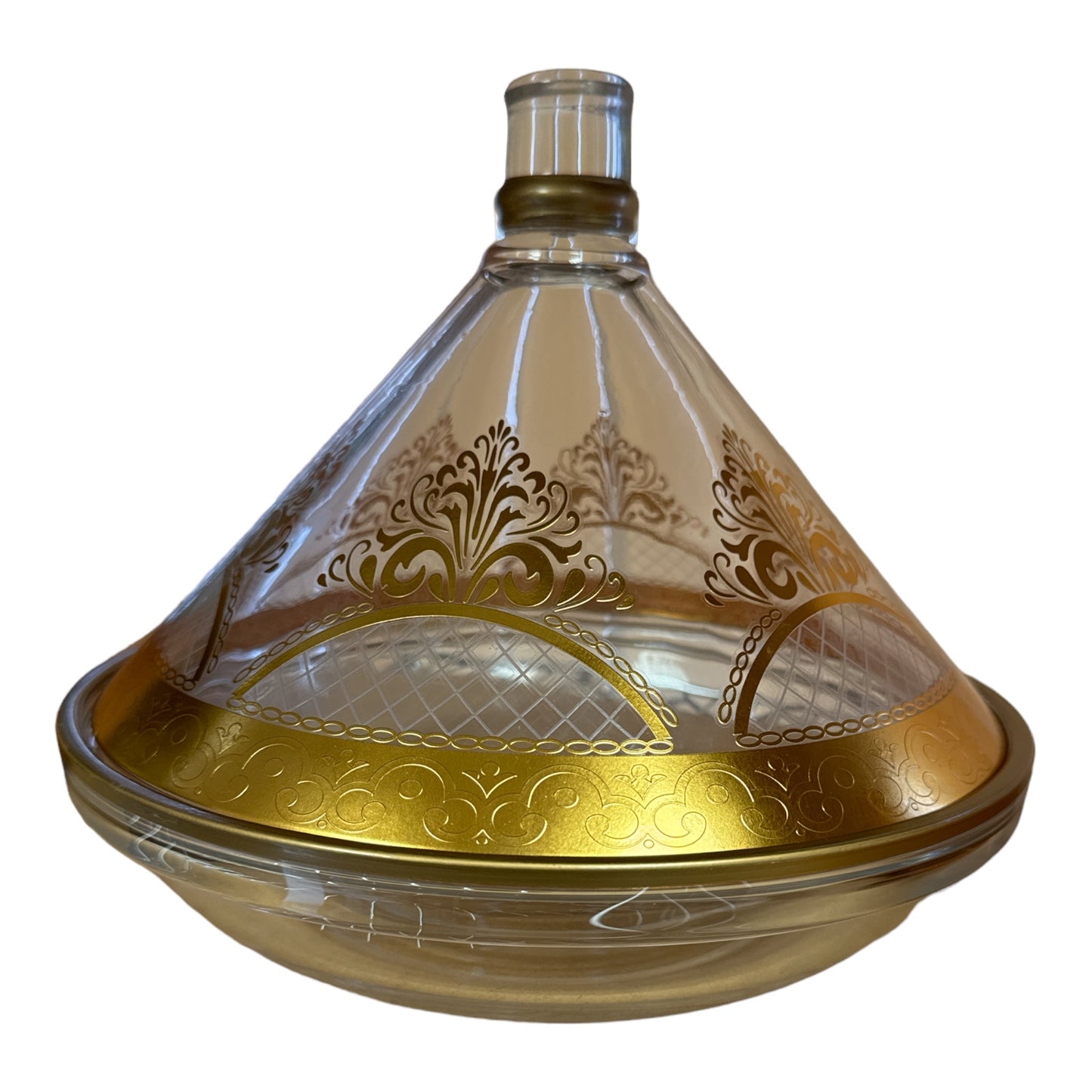 Mazyana Glass Tagine Display 28cm