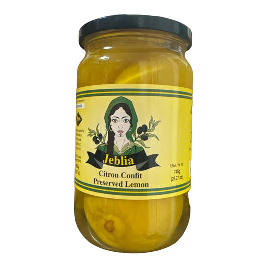 Jeblia Pickled Lemon jar 450g drained net