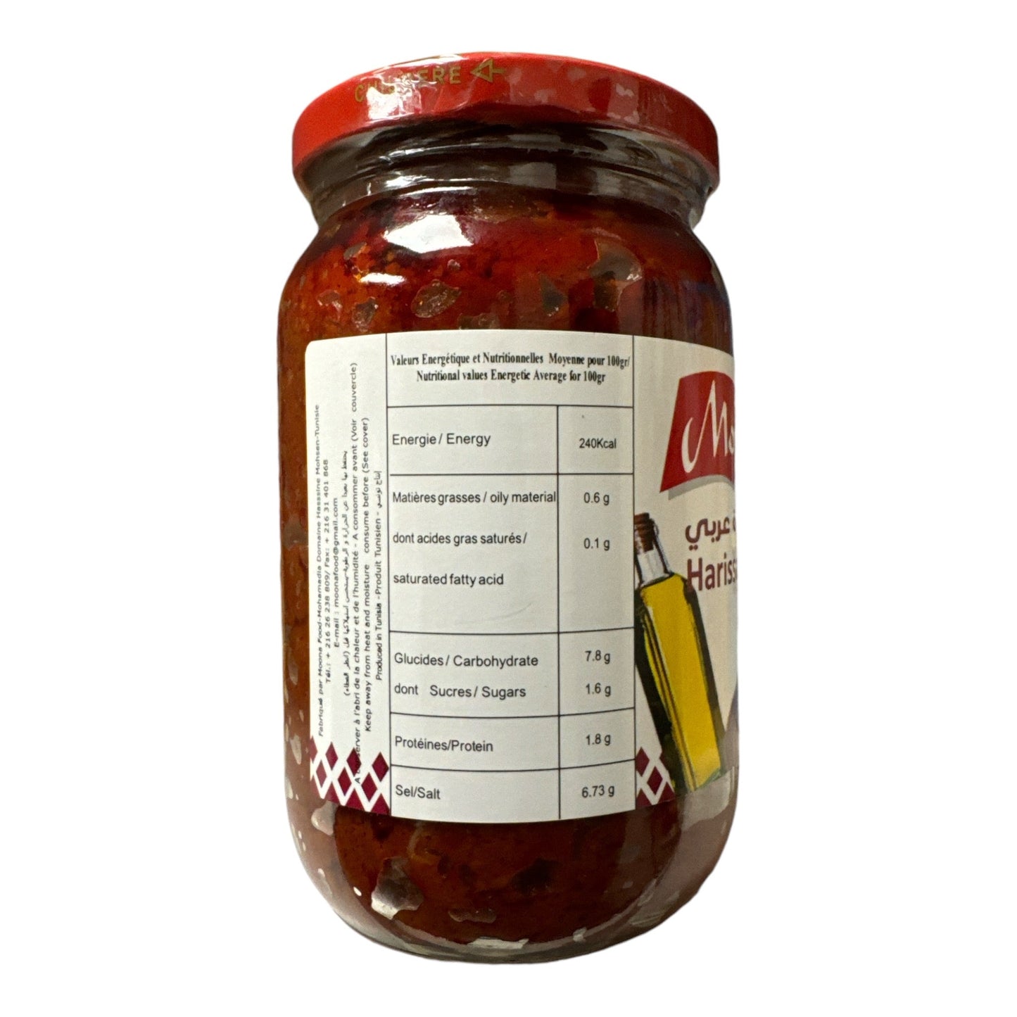 MOONA Tunisian Harissa Arbi 350g