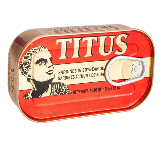 Titus Sardines in Soya Oil 125g