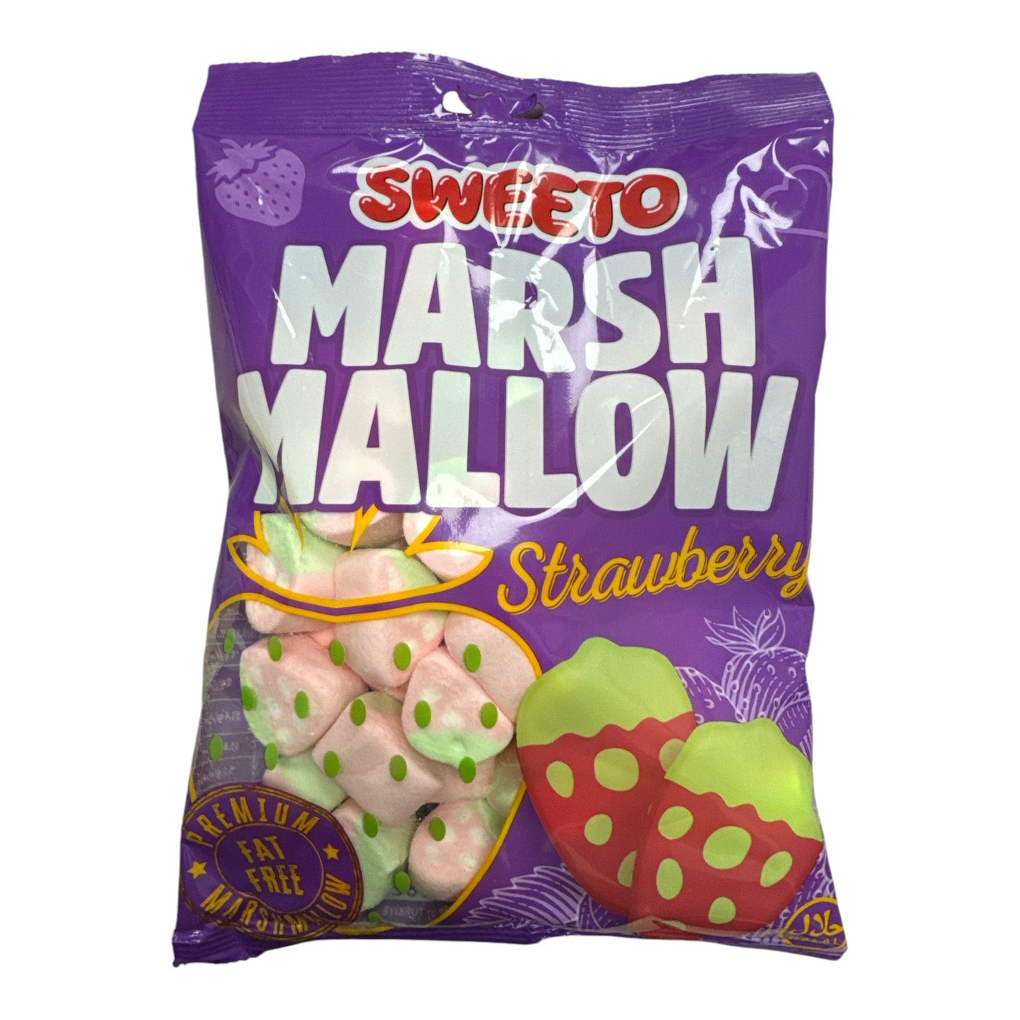 Sweeto Halal Marshmallow Strawberry 140g