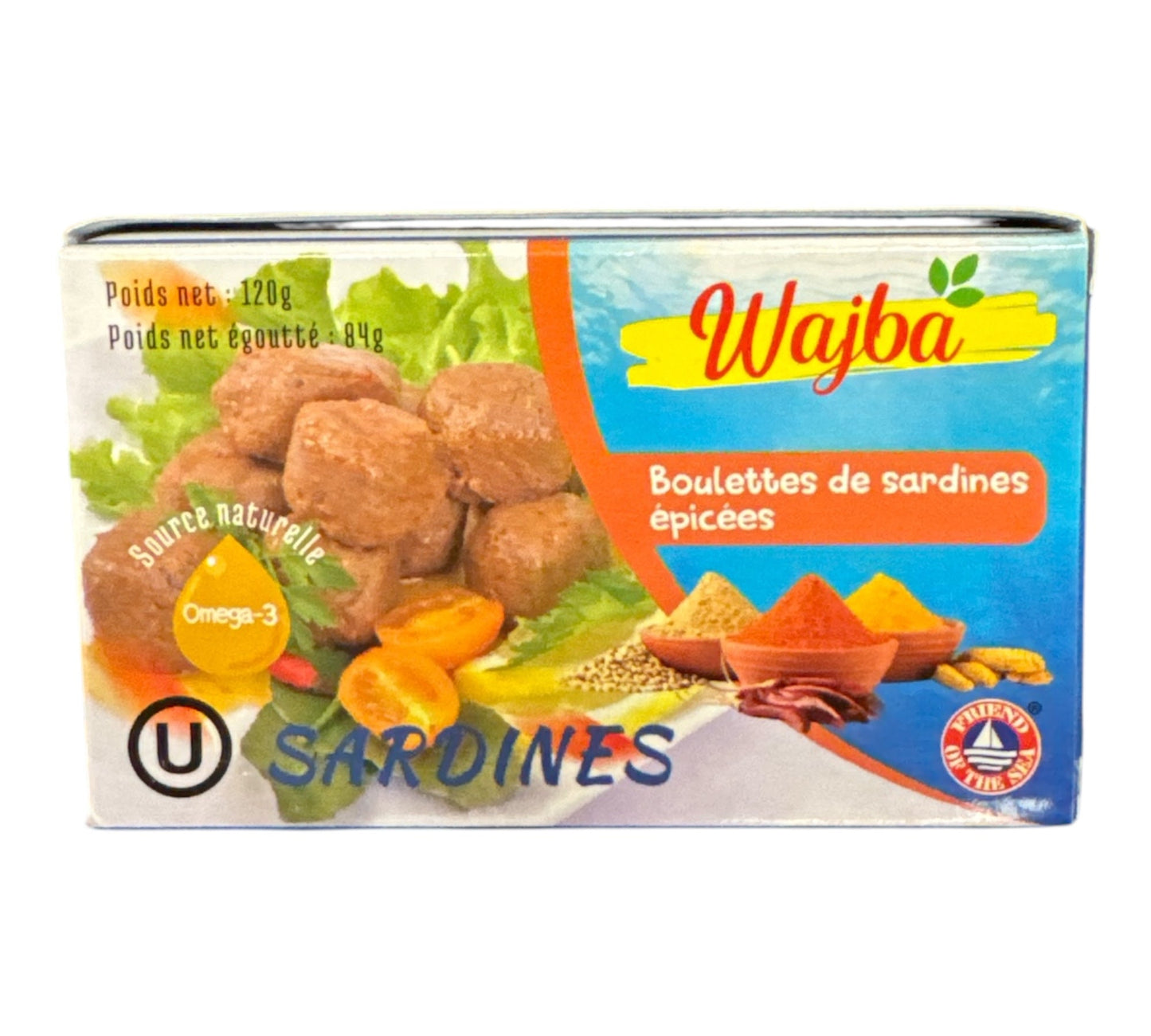 Wajba Sardine Balls with spices 120g