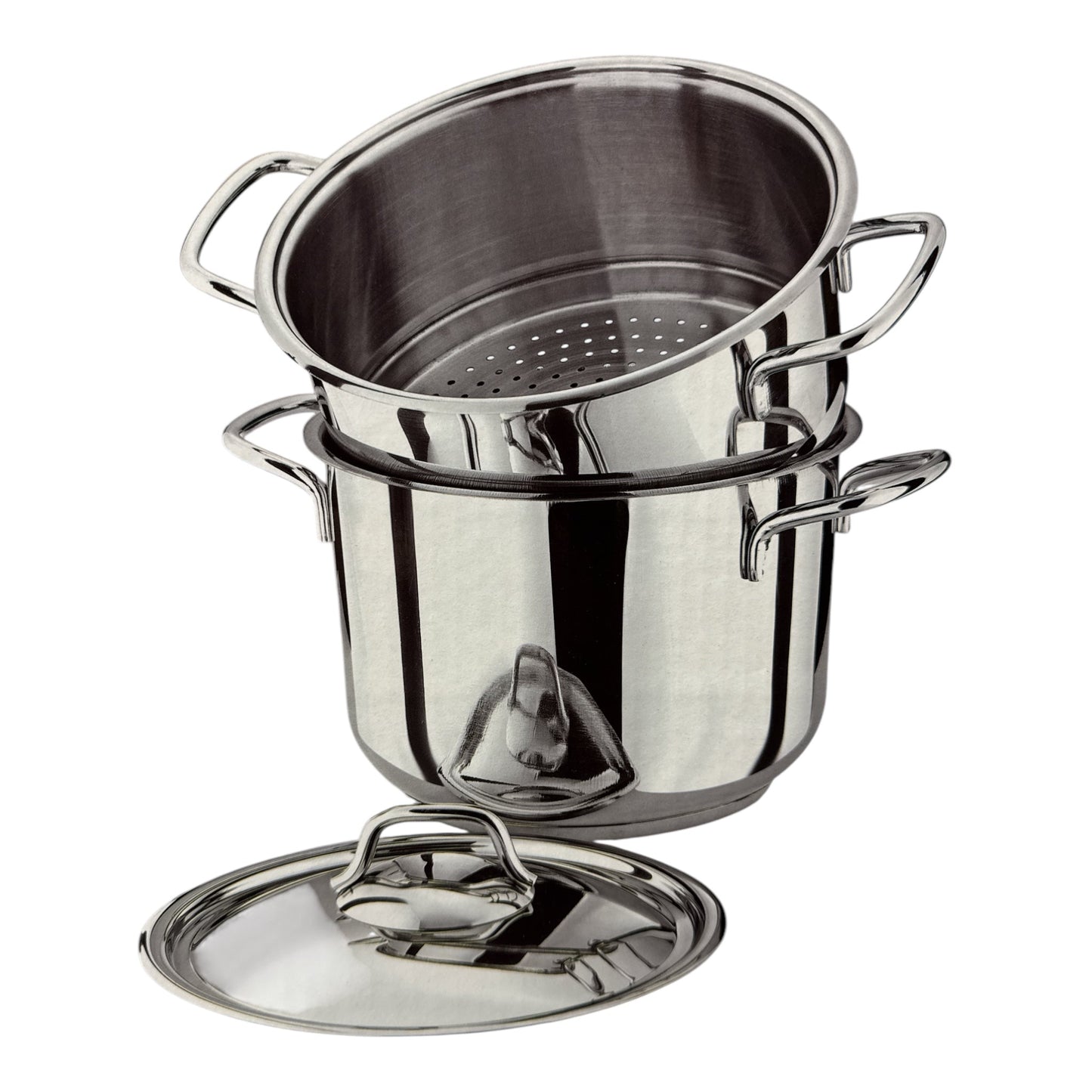 VIVALDI Couscousier Pot Stainless Steel Steamer 12L