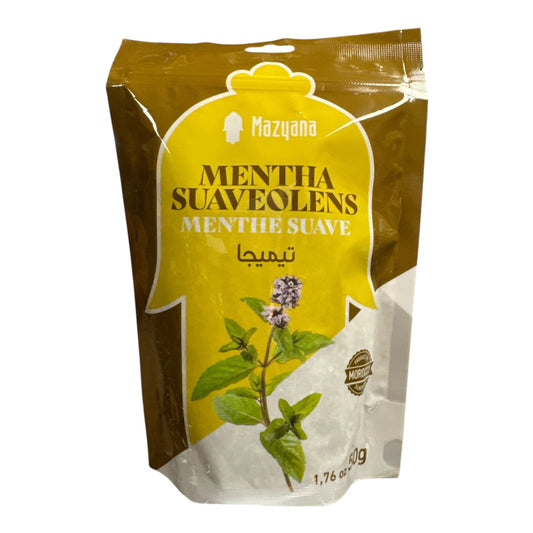 Mazyana Mint Suaveolens Timidja Leaves 50g