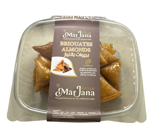 MarJana Moroccan Gateau Almond Briouats (Briwat)( made by Maison Serraj) 250g