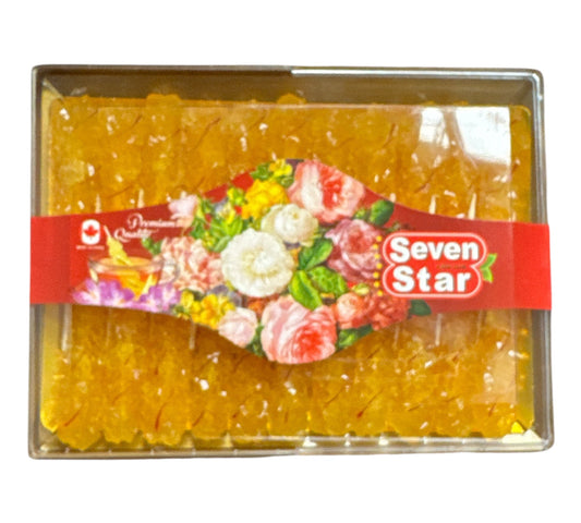Seven Satr Saffron Rock Sugar Candy  22 Sticks
