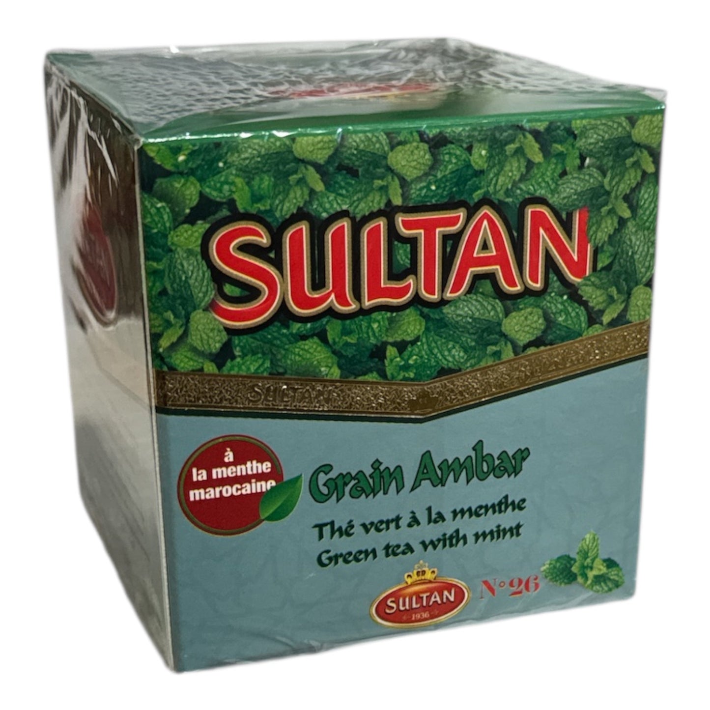 SULTAN Green Tea Ambar with Mint 150g FOODS ZaytunaMart.ca