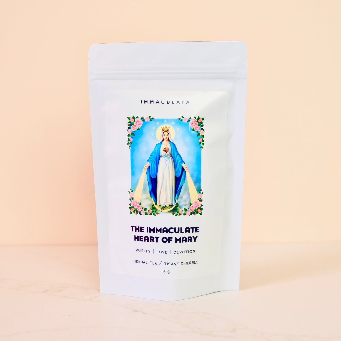 THE IMMACULATE HEART OF MARY // rose + holy basil