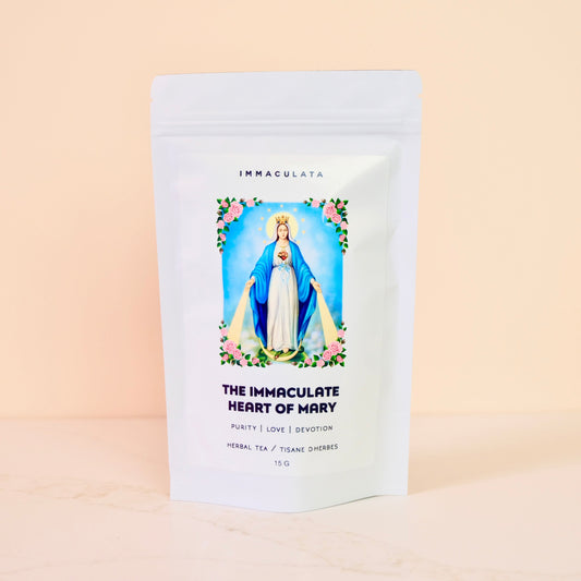 THE IMMACULATE HEART OF MARY // rose + holy basil