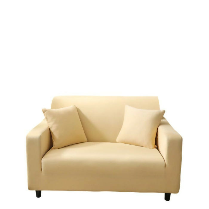 Anyhouz Sofa Cover Plain Beige Style and Protection