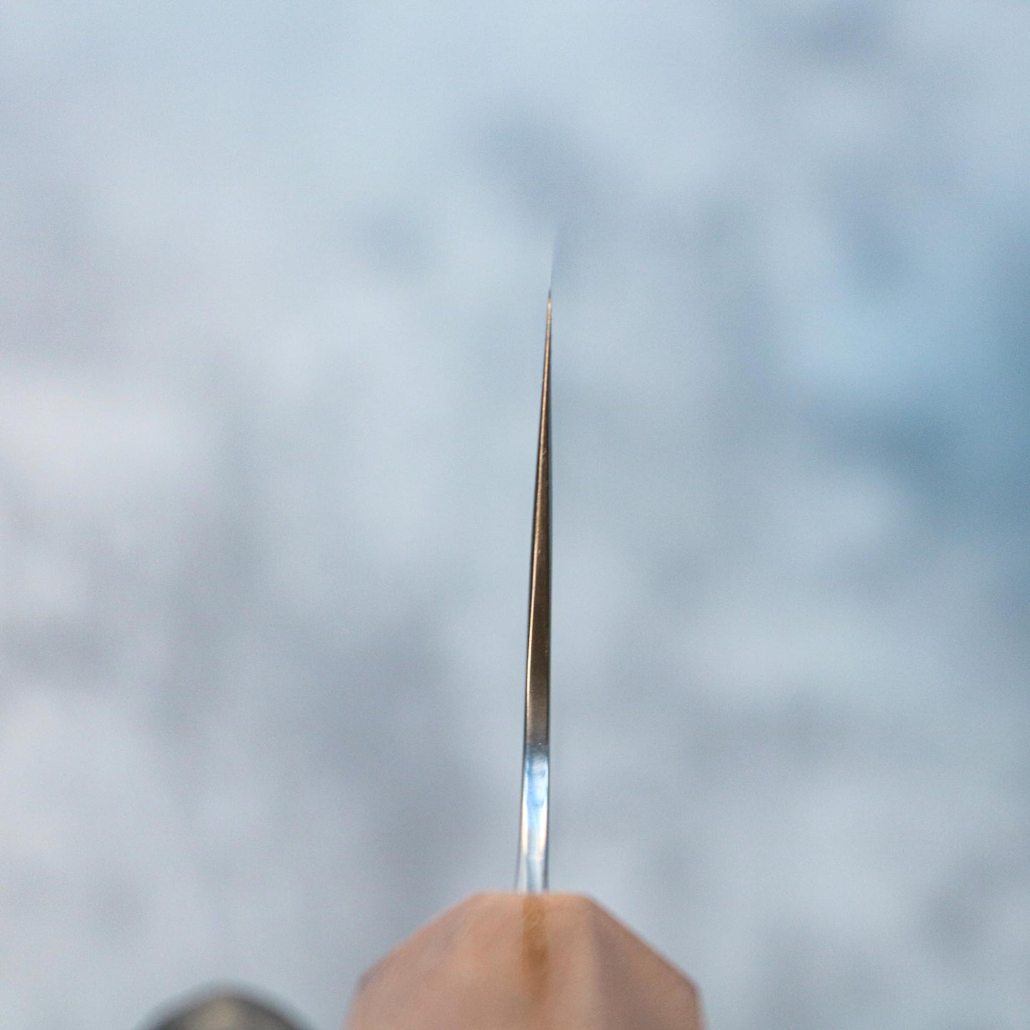 Kenshiro Hatono Ginsan Damascus Gyuto 210 mm Oak