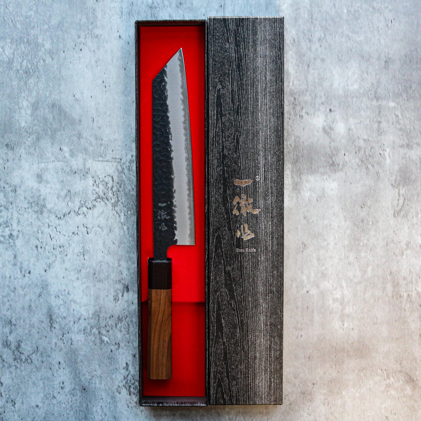 Ittetsu Tsuchime Kurouchi Kiritsuke 215  mm