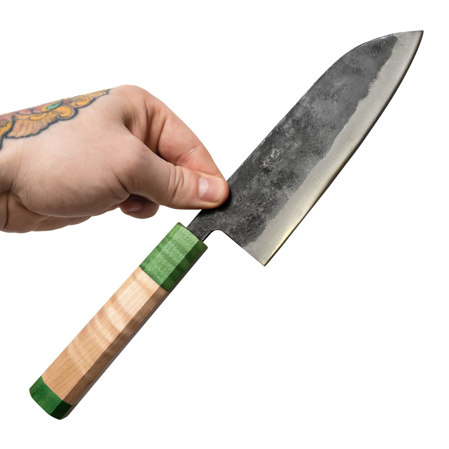 Hatsukokoro Kurogane Santoku 165 mm