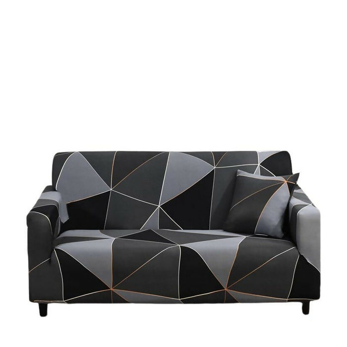 Anyhouz Cover Gray Triangular Geometric Style and Protection For Living Room