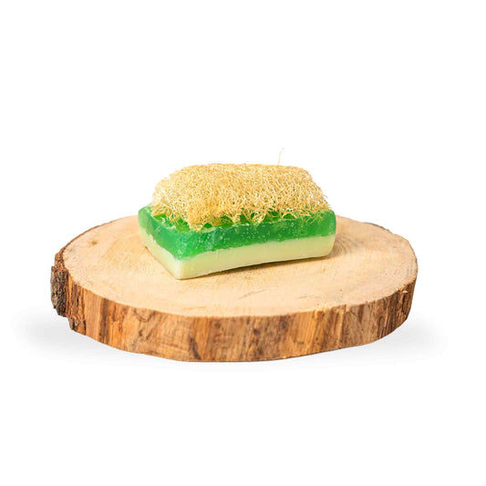 Loofah Soap: Aloe Vera & Goat Milk