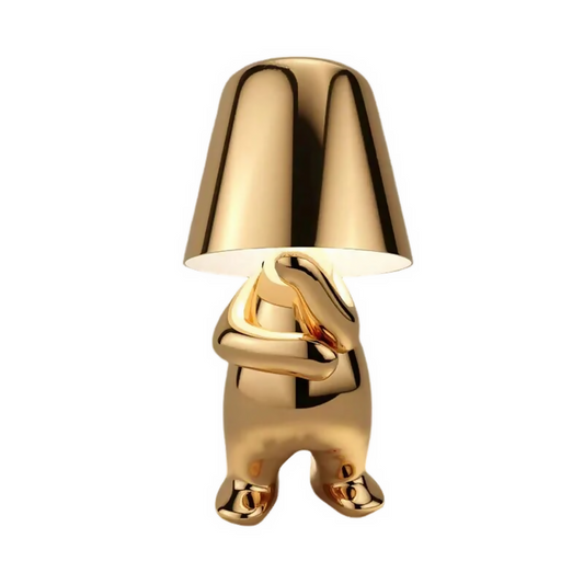 Anyhouz Hotel Lightning Lamp Rechargeable Gold Little Man