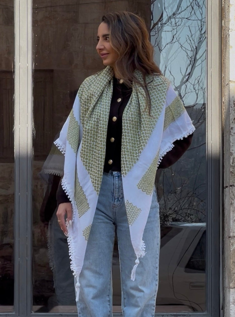 Keffieh audacieuse | Olive