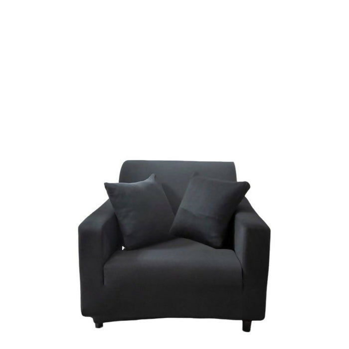 Anyhouz Sofa Cover Plain Black Style and Protection