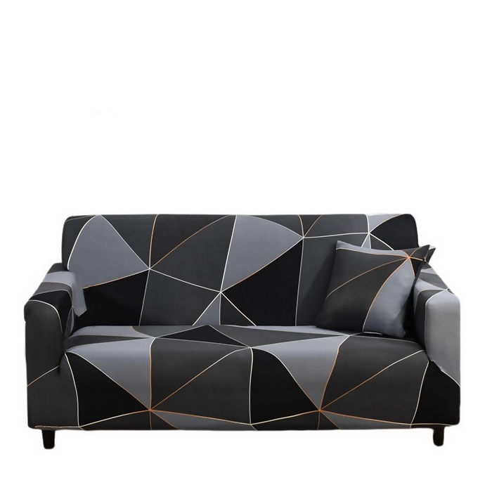 Anyhouz Cover Gray Triangular Geometric Style and Protection For Living Room