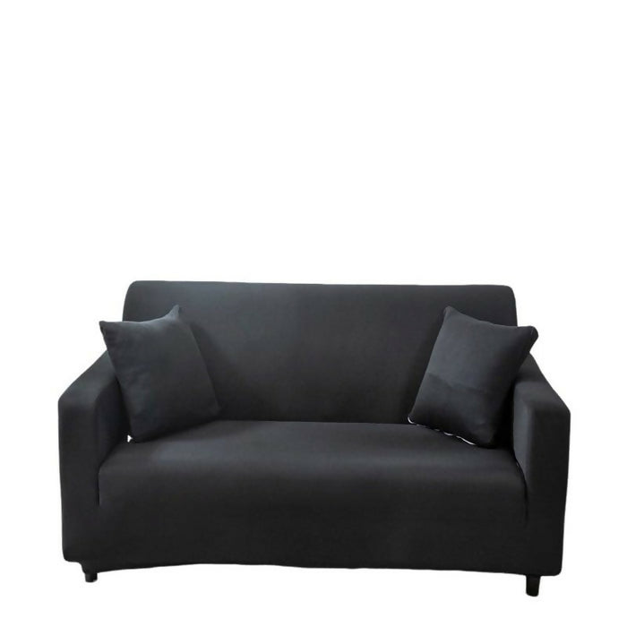 Anyhouz Sofa Cover Plain Black Style and Protection