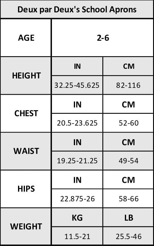 School Apron Lilac Cat Print