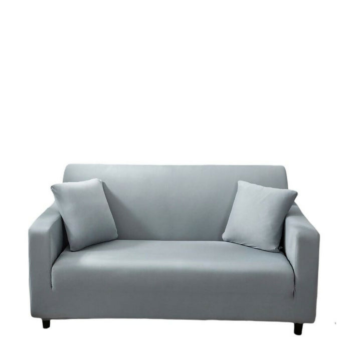 Anyhouz Sofa Cover Plain Ash Grey Style and Protection