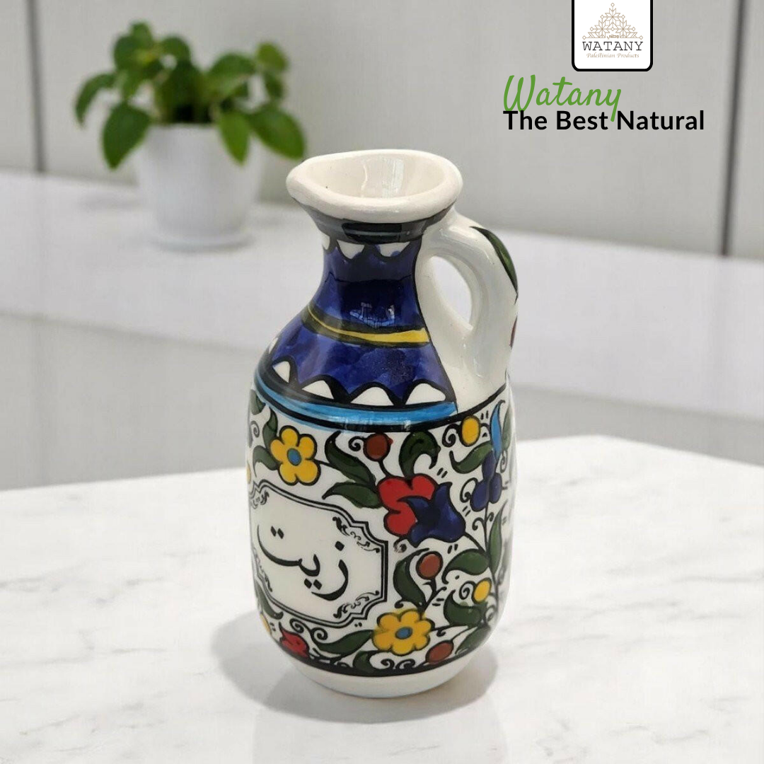 Palestinian Olive Oil Jug 20×12×12 cm