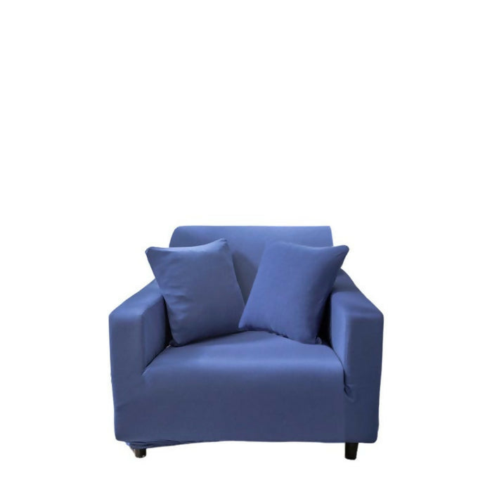 Anyhouz Sofa Cover Plain Royal Blue Style and Protection