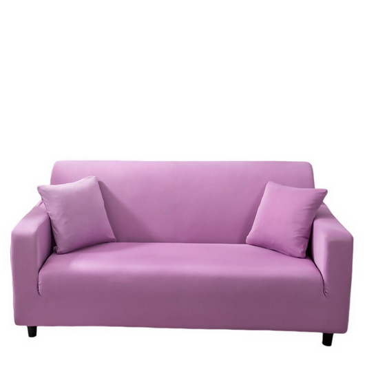 Anyhouz Sofa Cover Plain Light Purple Style and Protection