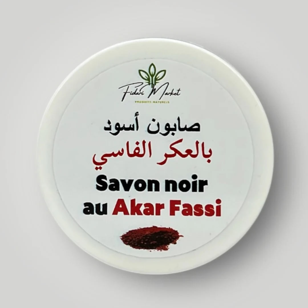 Black Soap with Akar Fassi – Natural Radiance & Silky Softness