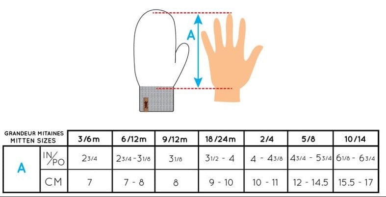 Infant Knit Mittens Off-White