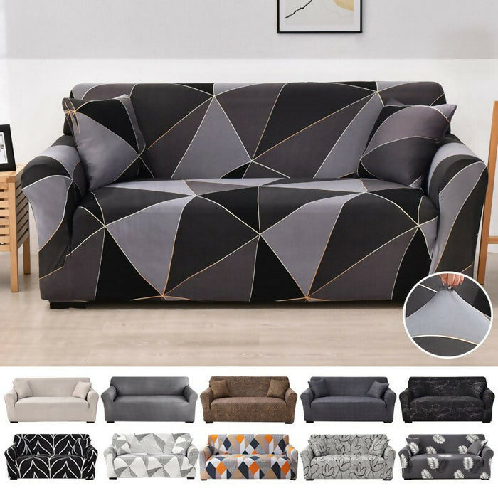 Anyhouz Cover Gray Triangular Geometric Style and Protection For Living Room