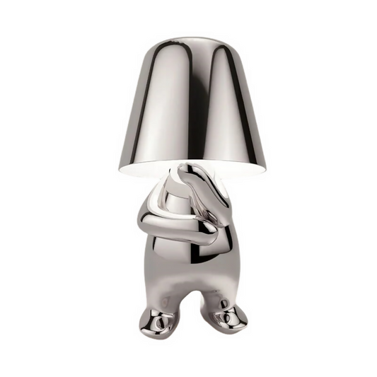 Anyhouz Hotel Lightning Lamp Rechargeable Silver Little Man