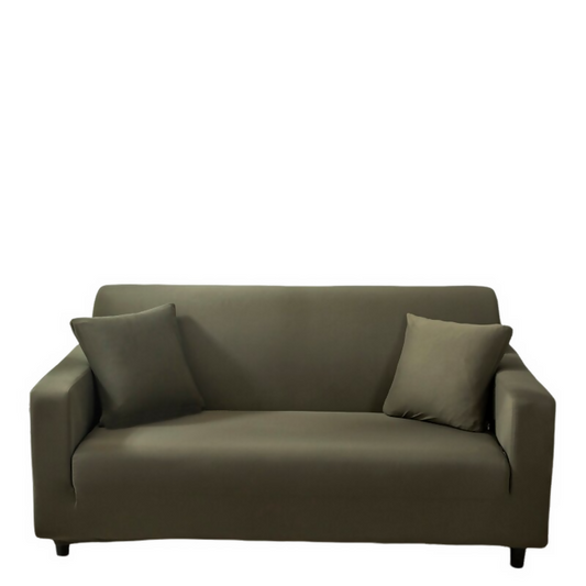 Anyhouz Sofa Cover Plain Army Green Style and Protection