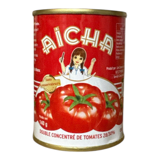 Concentré de tomate double Aïcha – 28/30% (140g)