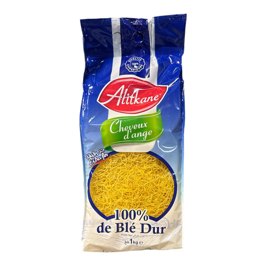 Al Itkane Pasta Angel Hair Cheveux d’ange 1kg . Seffa FOODS ZaytunaMart.ca