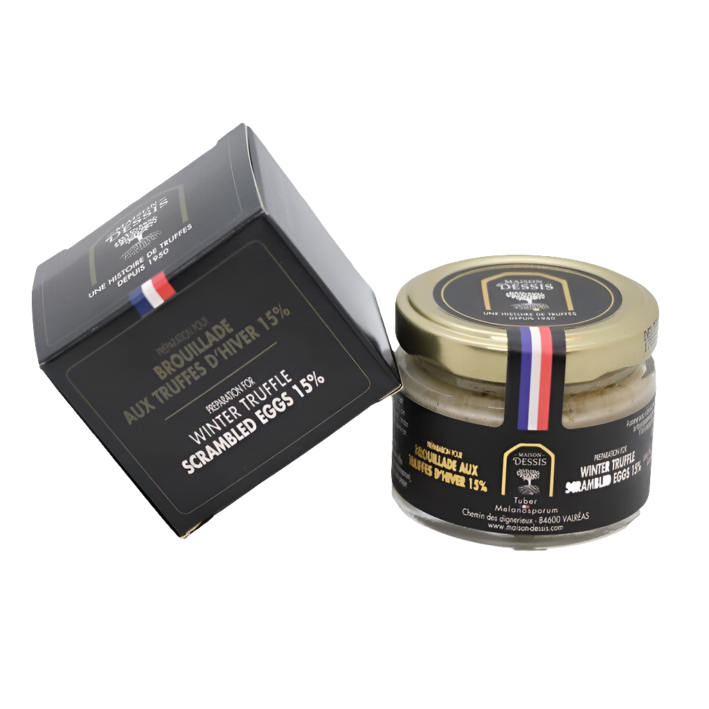 Maison Dessis - Préparation pour brouillade aux truffes d'hiver 15%(Preparation for scrambled eggs with winter truffles 15%)