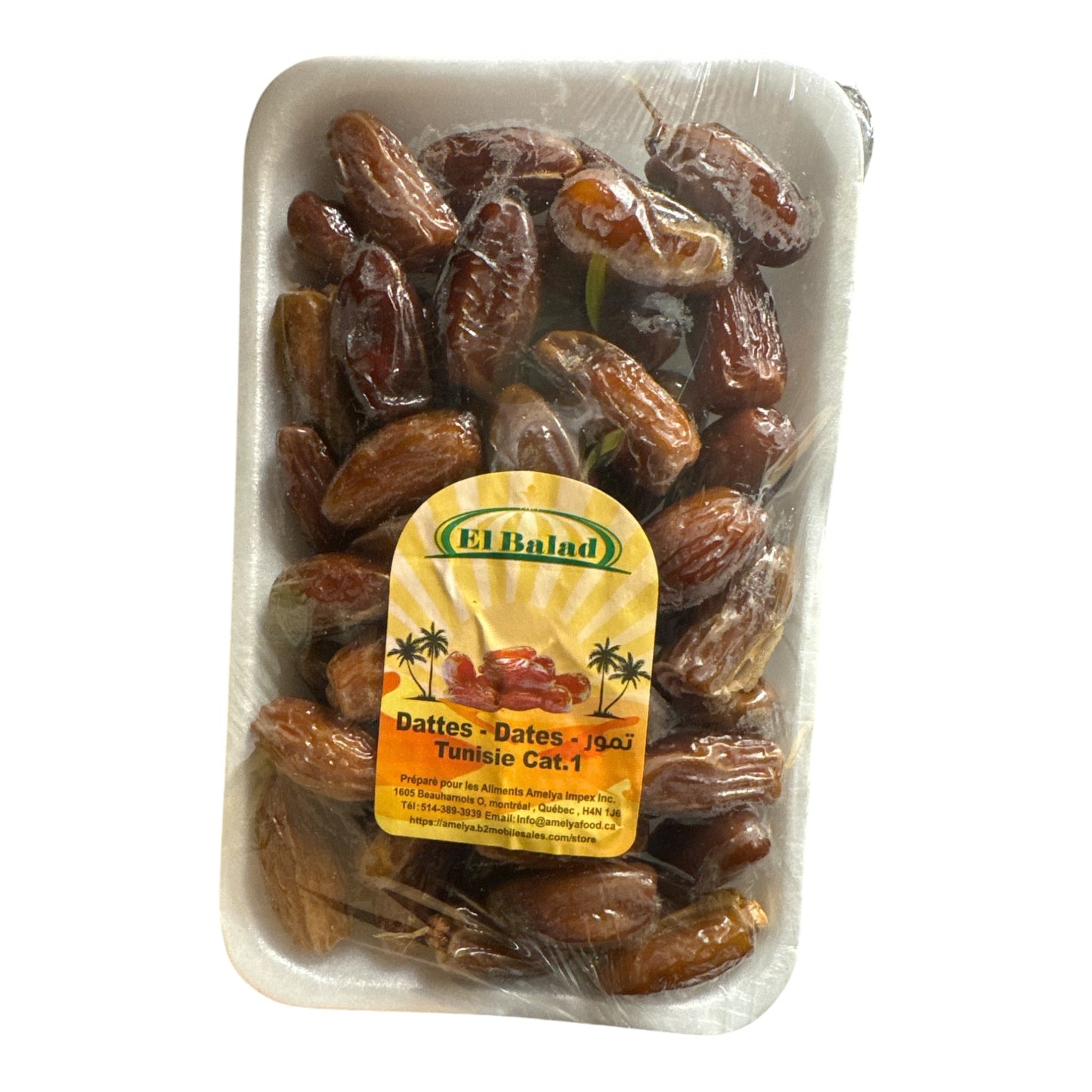 BALAD  Tunisian Conditioned  Deglet Nour Dates 400g