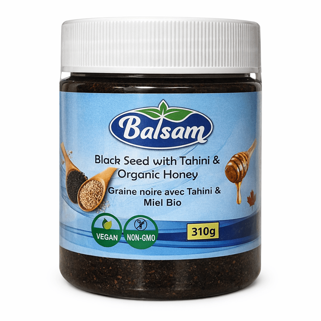 Baume de Nigelle au Tahini et au Miel Bio à Tartiner 310g