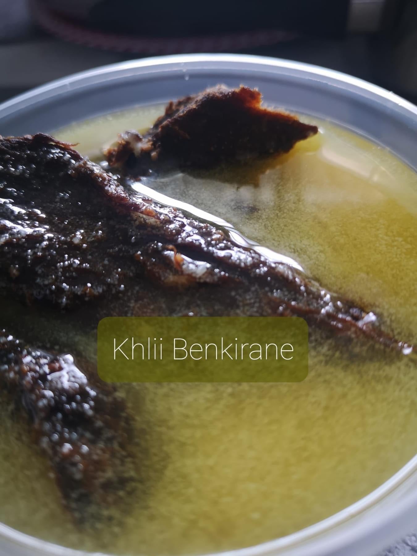 Viande de bœuf séchée marocaine Benkirane Khlii (Khlea) 500g