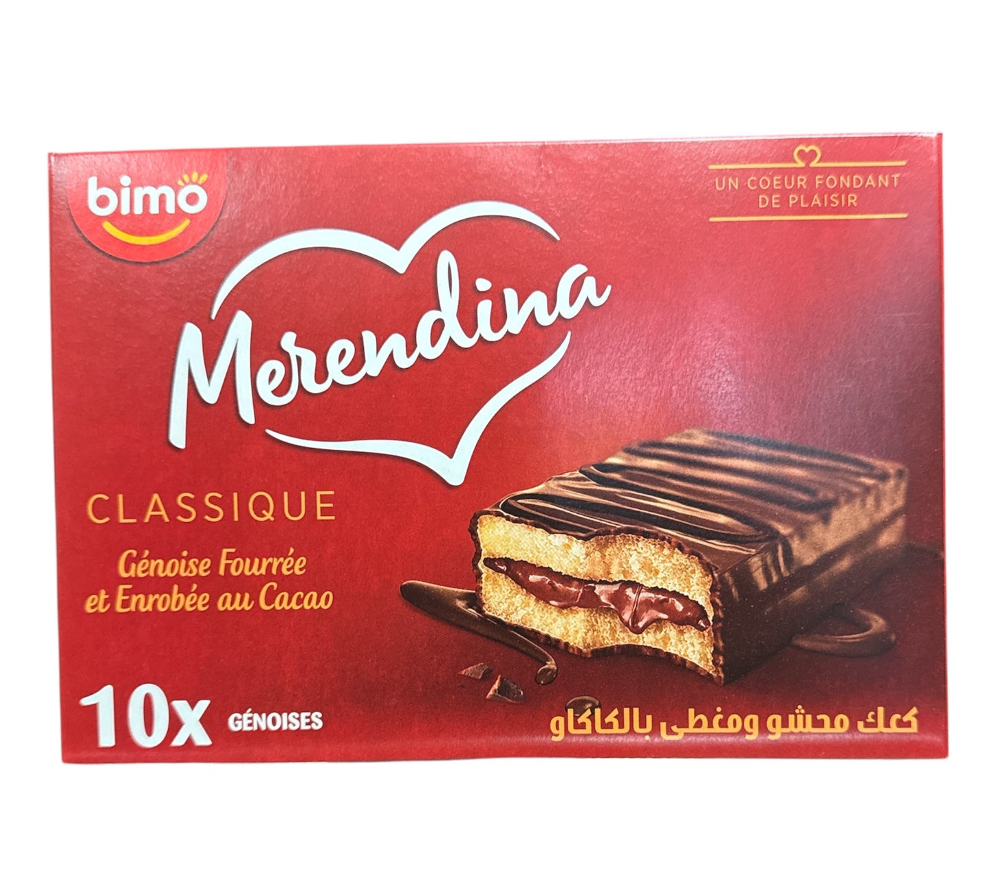 BIMO Merendina Gâteau au Chocolat Pack 10x36g