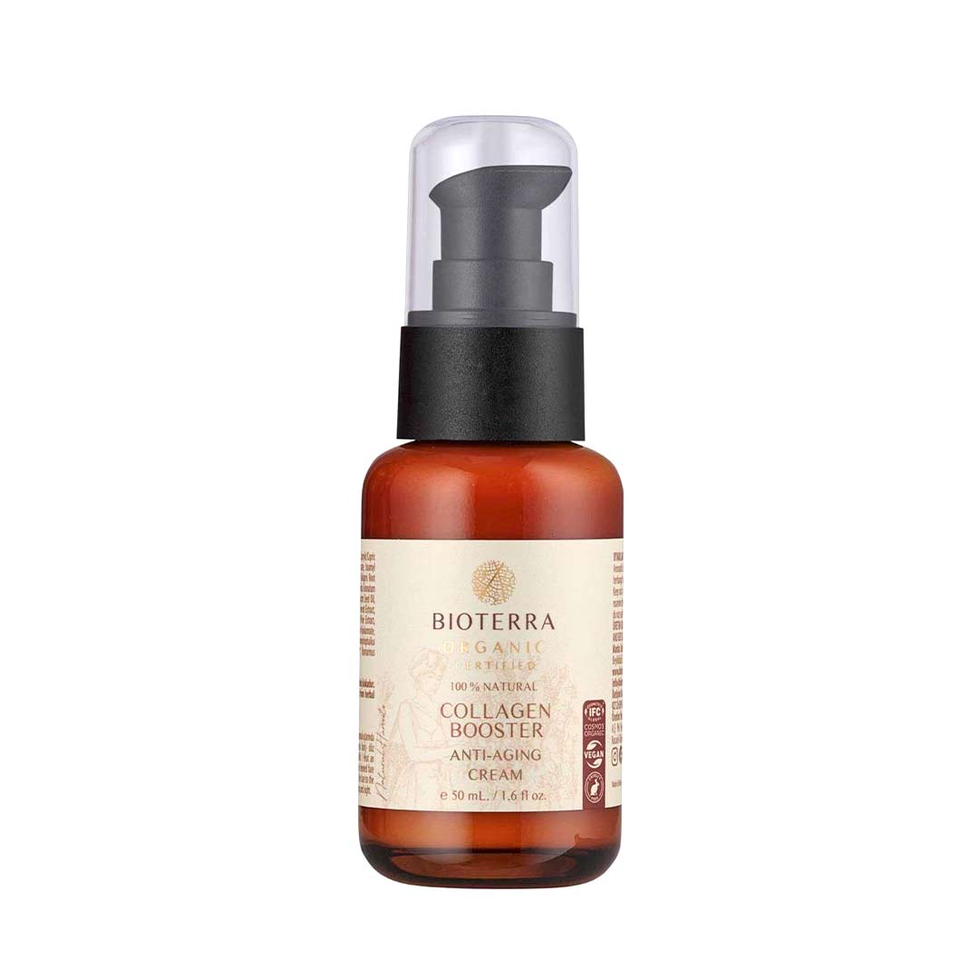 Bioterra Organic Collagen-Boosting Anti-Aging Face Cream – 50 ml | Smooths & Firms Skin